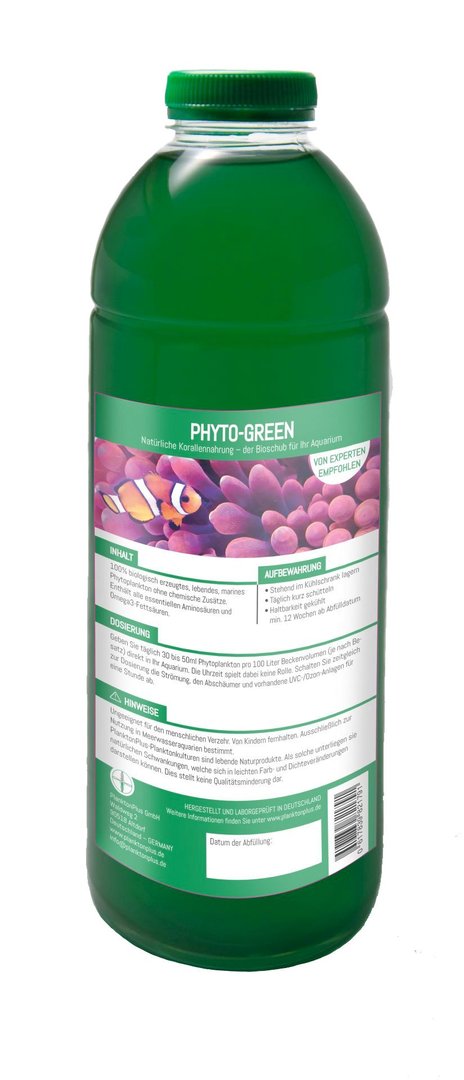 Plankton Plus - Phyto-Green - für Korallenwachstum und Ausfärbung